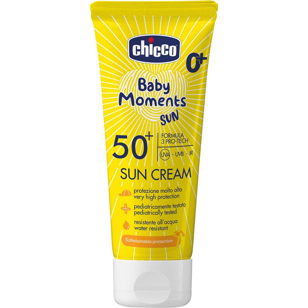 Kem chống nắng cho bé Chicco 3 tác động SPF50+ 75ml (Từ sơ sinh)