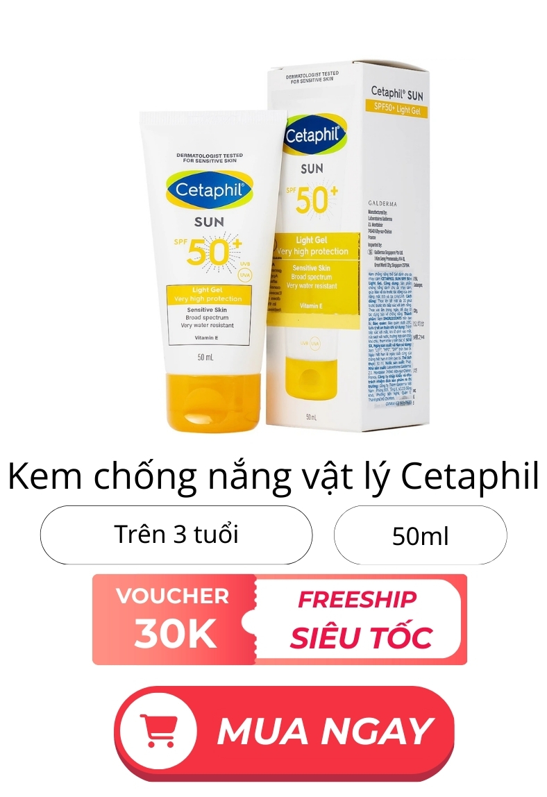 Kem chống nắng vật lý Cetaphil