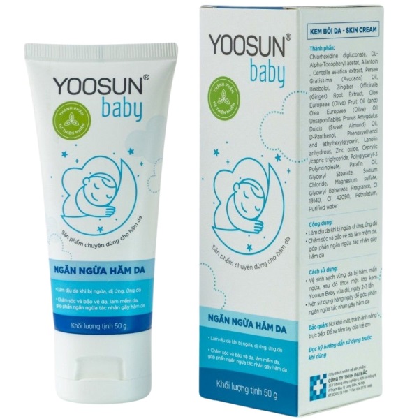 Kem Yoosun rau má điều trị hăm tã, rôm sảy, mẩn ngứa