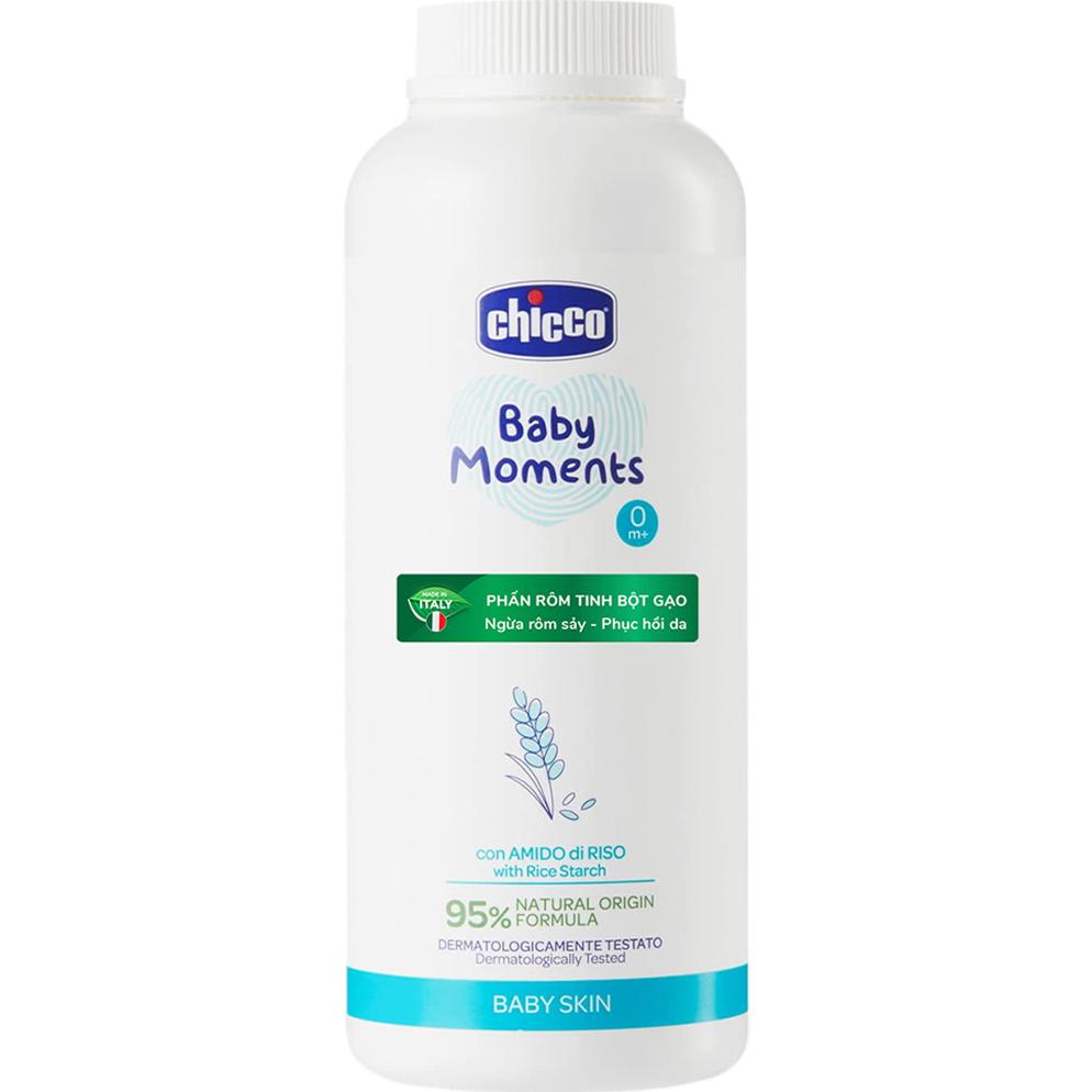 Phấn rôm Chicco tinh bột gạo 150g 27371