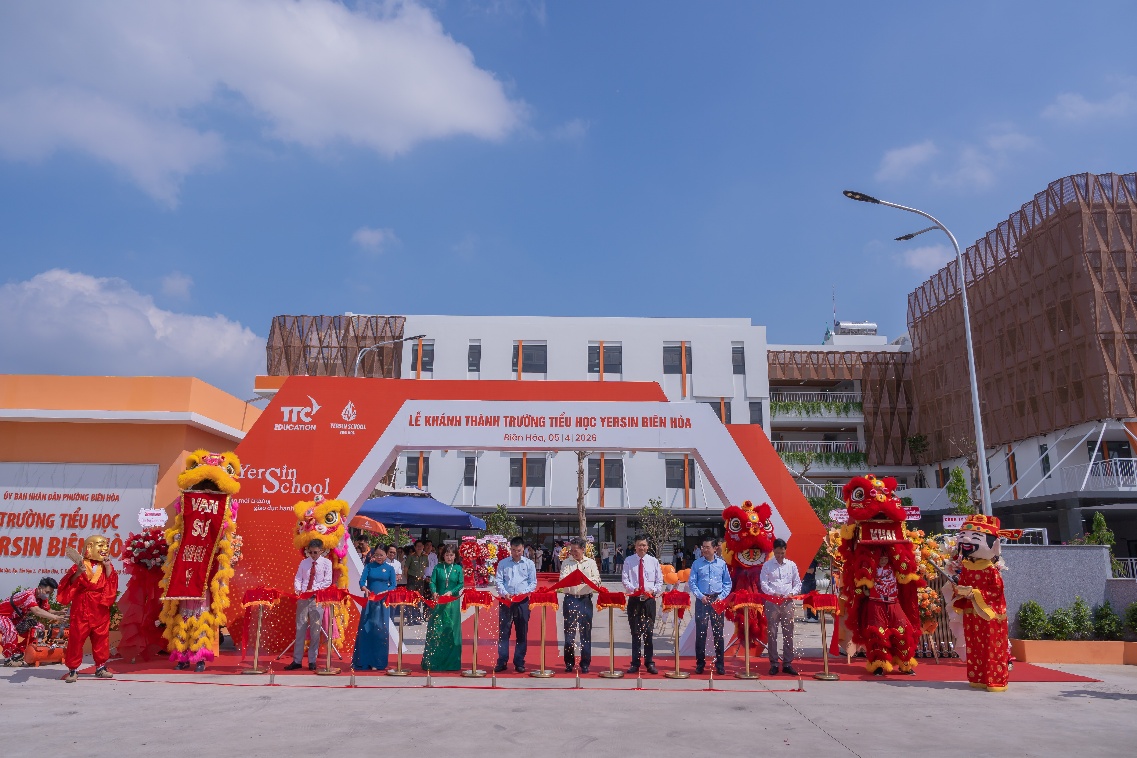 Khánh thành Trường Tiểu học Yersin Biên Hòa - Ảnh 1.