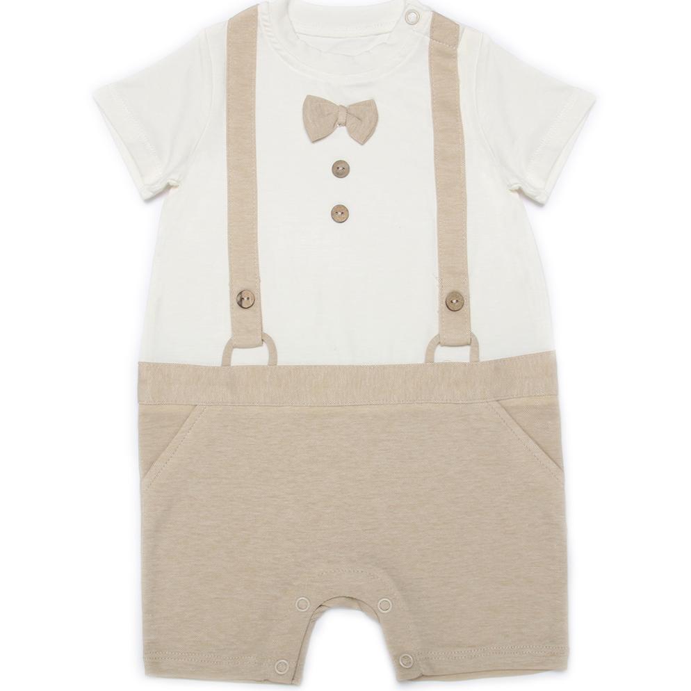 Romper đùi bé trai Bibo’s be đính nơ