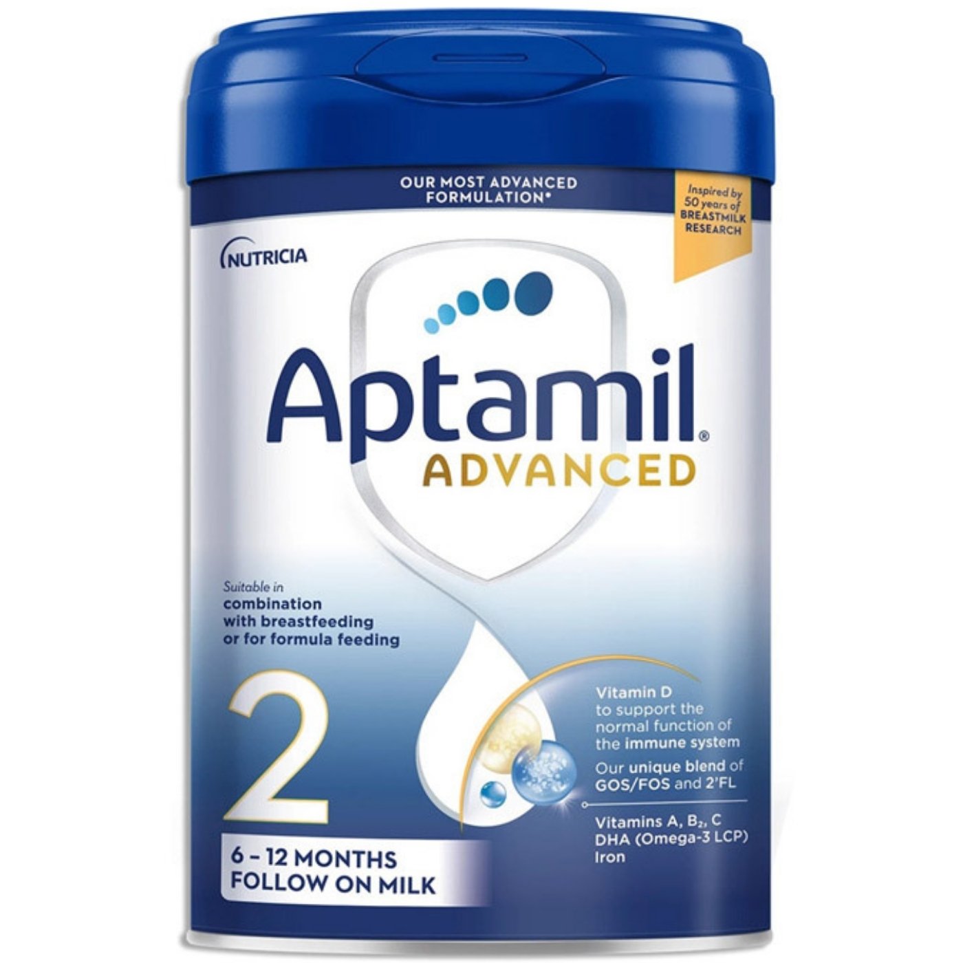 Sữa Aptamil Advanced Anh số 2 800g (6 - 12 tháng)