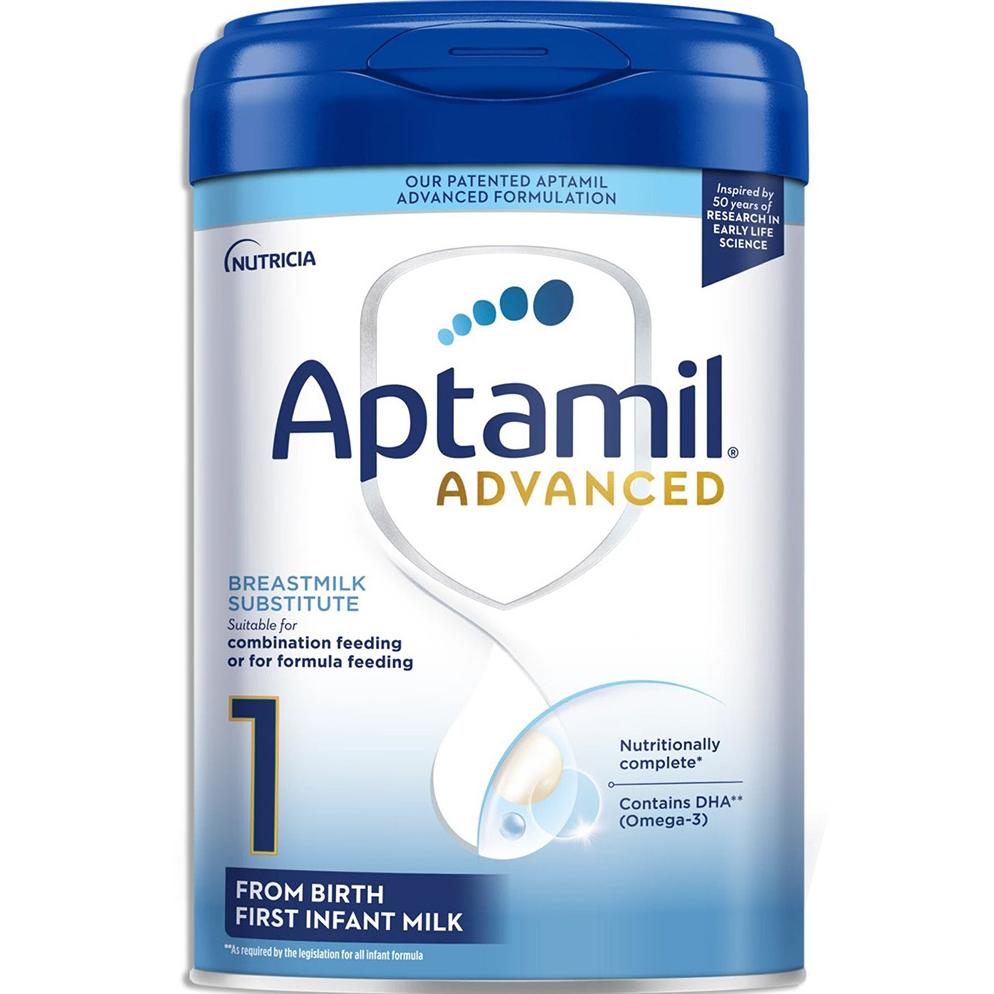 Sữa Aptamil Anh Advanced số 1 800g (0 - 6 tháng)