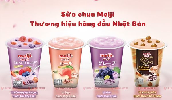Meiji - Thương hiệu sữa dinh dưỡng nổi tiếng từ Nhật Bản