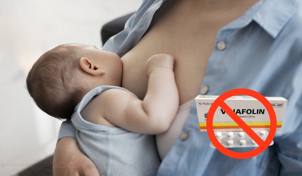Dùng thuốc cắt sữa không được cho con bú