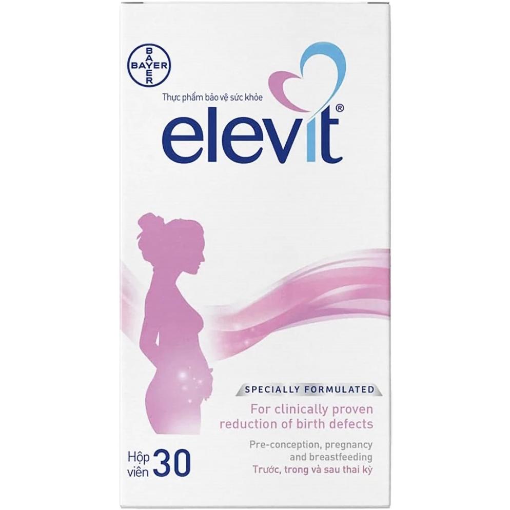 Viên bổ sung vitamin mẹ bầu, cho con bú Elevit (30 viên)