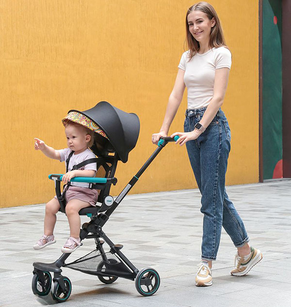 Xe đẩy thoải mái cho bé 3 tuổi