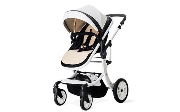 Xe đẩy em bé Chilux gấp gọn màu trắng