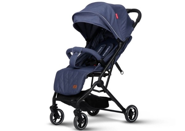 Xe đẩy Chilux gấp gọn M02 màu xanh than cho bé