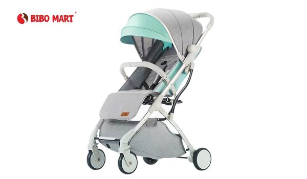 Chilux A320 xe đẩy gấp gọn cho bé màu xanh mint