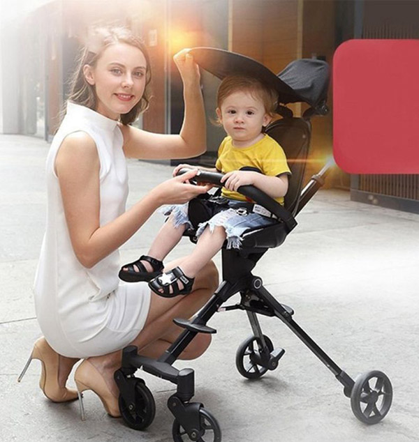 Xe đẩy đi du lịch gấp gọn cho bé 3 tuổi