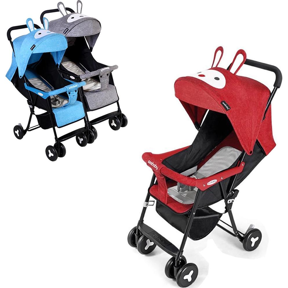 Xe đẩy gấp gọn Seebaby QQ2-1 tai thỏ