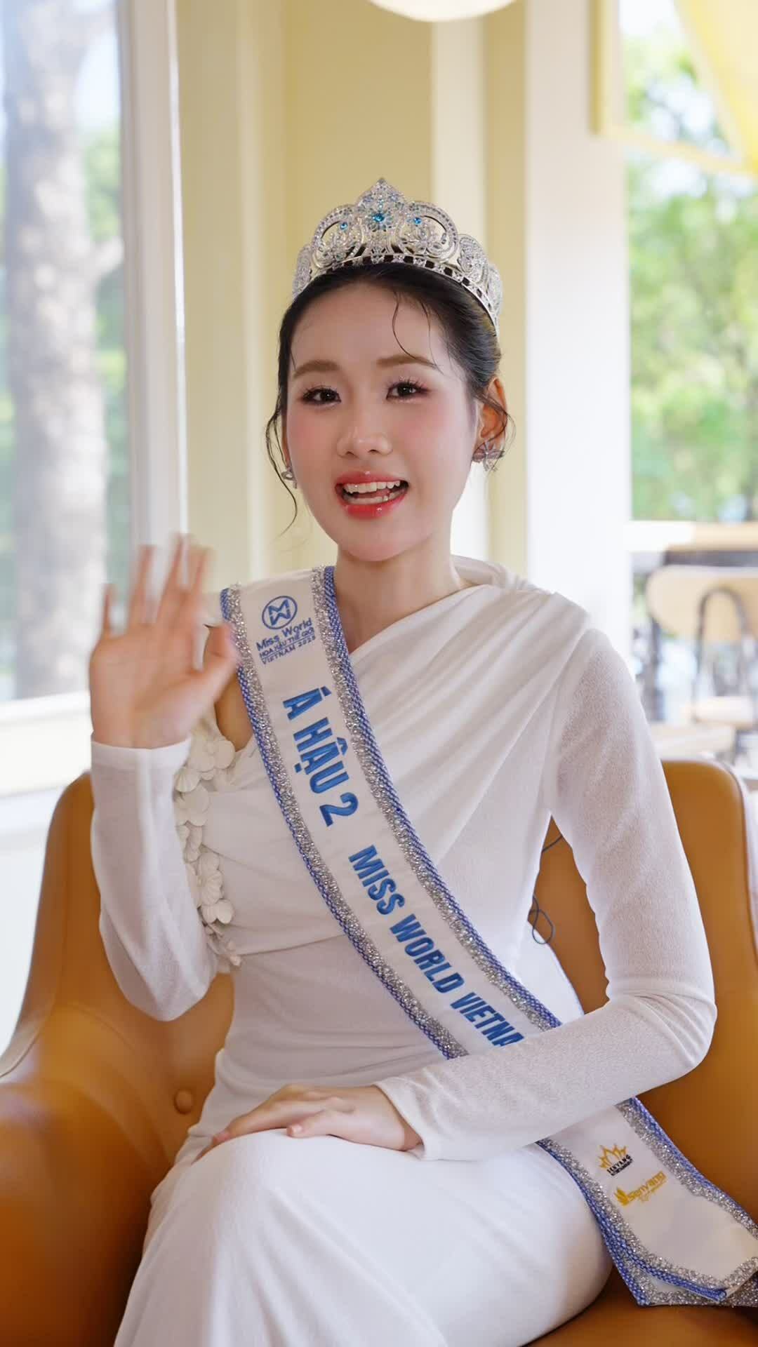 Á hậu Trương Tâm Như: Tôi mong có chuyện tình đẹp như Ý Nhi