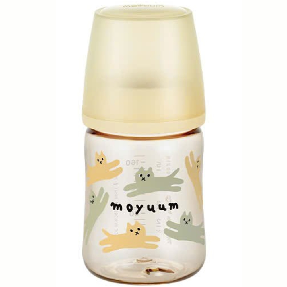 Bình sữa Moyuum Premium PPSU 170ml màu vàng