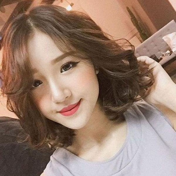 Tóc xoăn lơi dáng ngắn