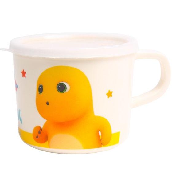 Cốc uống nước cho bé hình khủng long kèm nắp 200ml
