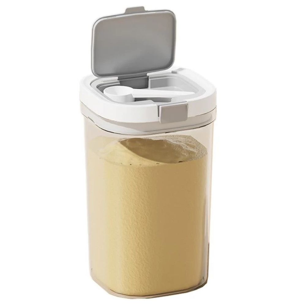 Hộp trữ sữa trong suốt kèm thìa 1800ml 5703