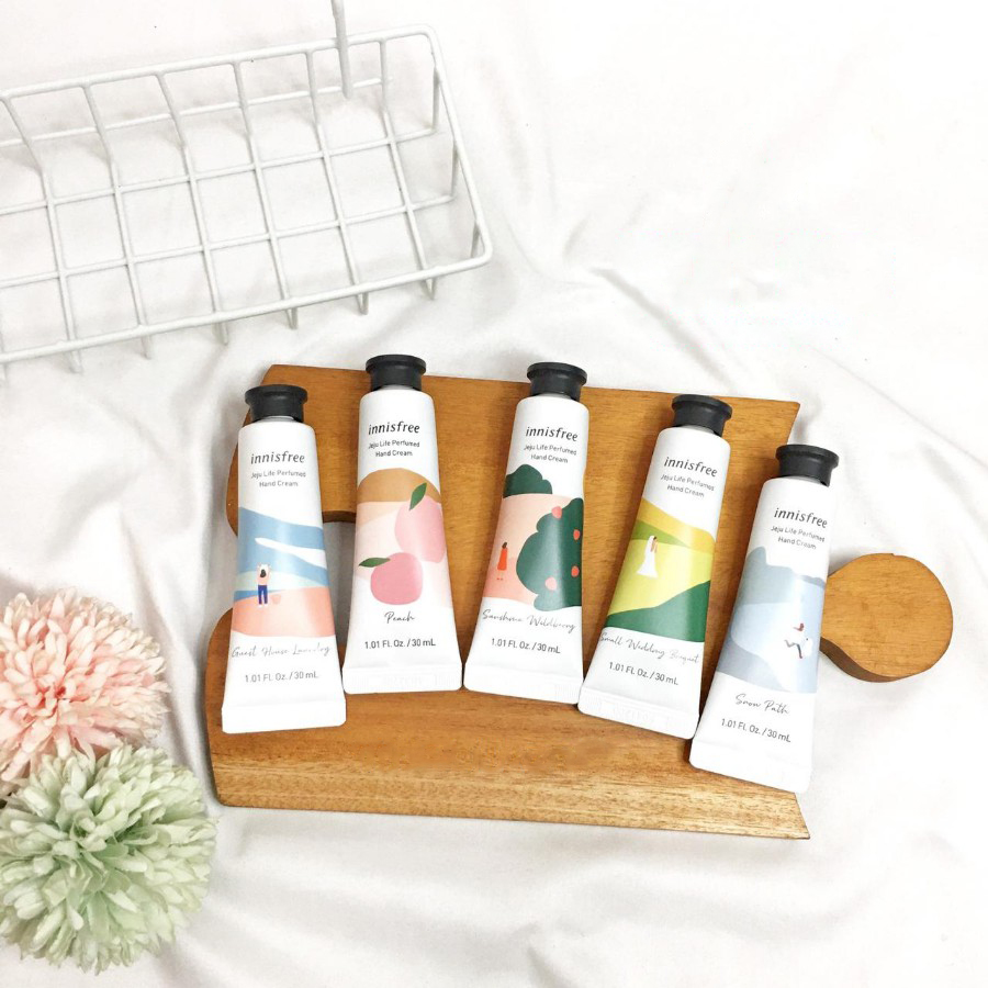 Kem dưỡng ẩm cho tay Innisfree nhiều mùi