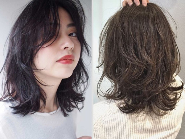 Xoăn layer dáng ngắn cho nàng cá tính