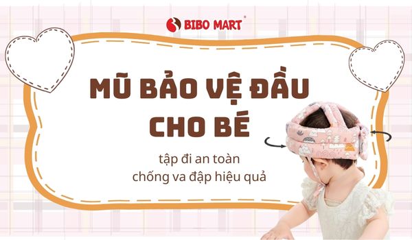 mũ bảo vệ đầu cho bé