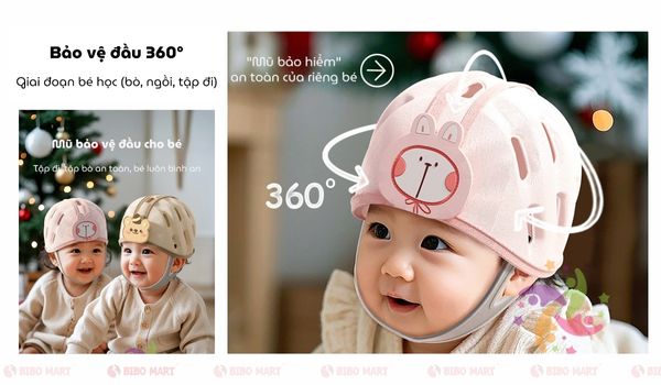 Mũ bảo về đầu 360 độ