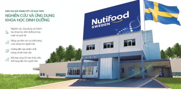 Nutifood của Việt Nam và hợp tác với Thụy Điển
