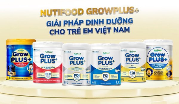 Các dòng sữa GrowPLUS+ cho bé trên 2 tuổi