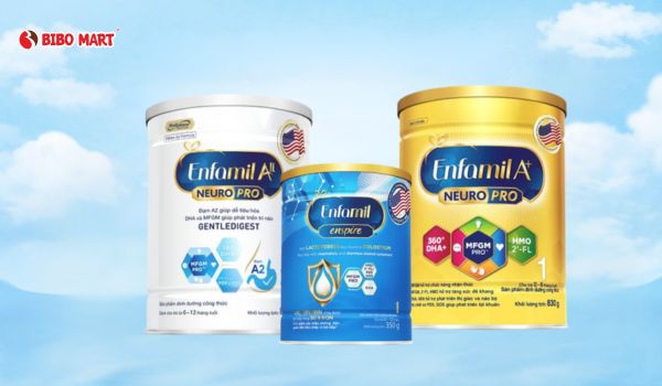 Enfamil là thương hiệu sữa nổi tiếng đến từ Mỹ
