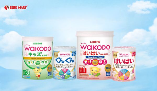 Các dòng sản phẩm sữa Wakodo