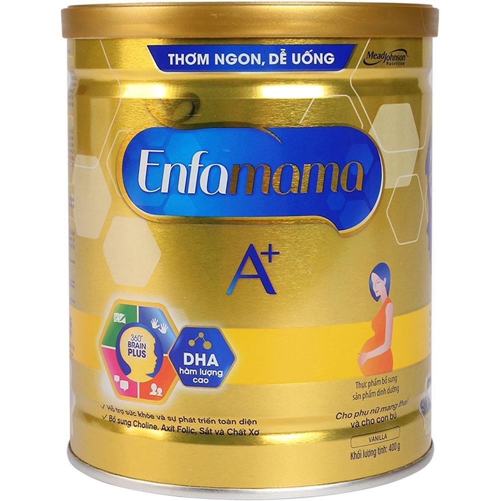 Sữa bầu Enfamama A+ 360 Brain Plus hương vani 400g