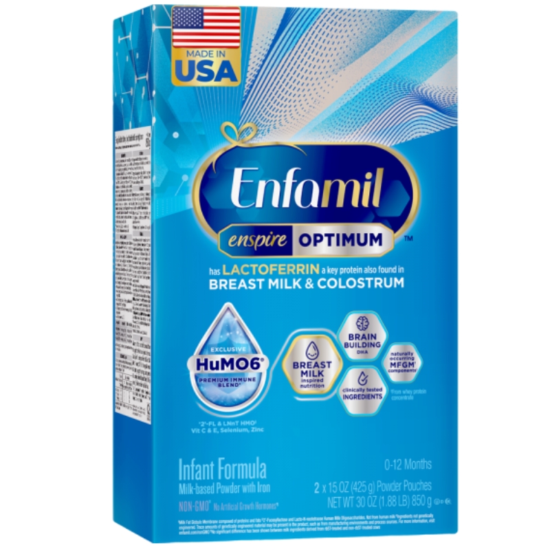 Sữa Enfamil Enspire Optimum 850g (Từ 0-12 tháng)