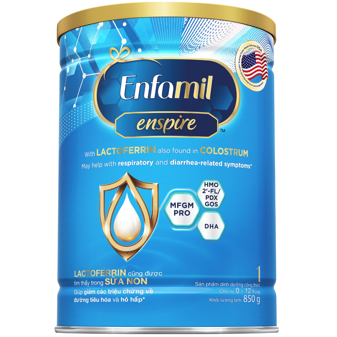 Sữa Enfamil Enspire số 1 850g (0 - 12 tháng)