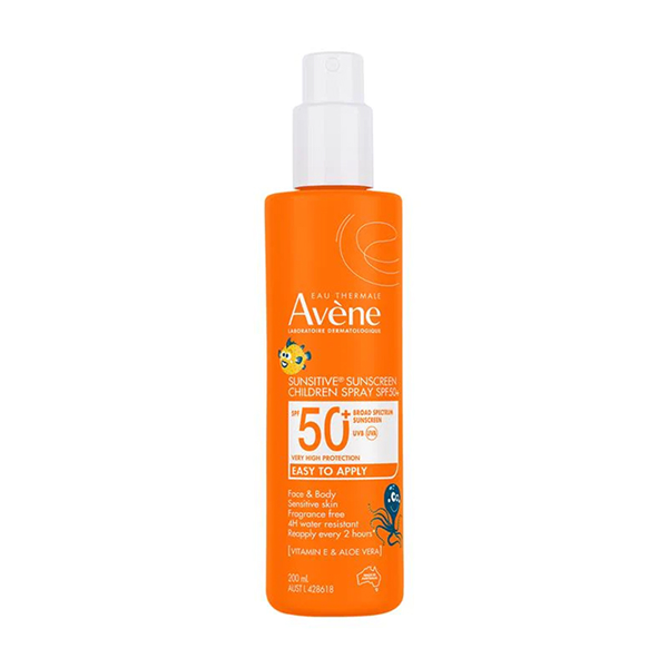 xịt chống nắng cho trẻ Avene